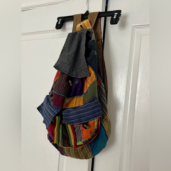 Colorful Patchwork Backpack - Picture 5 of 5